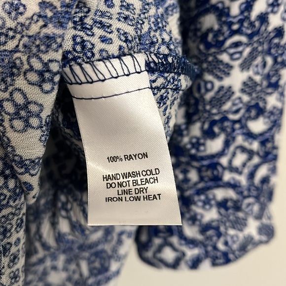 NWT Lulu’s Mandala Daydream Blue Print Maxi Dress - Picture 9 of 11